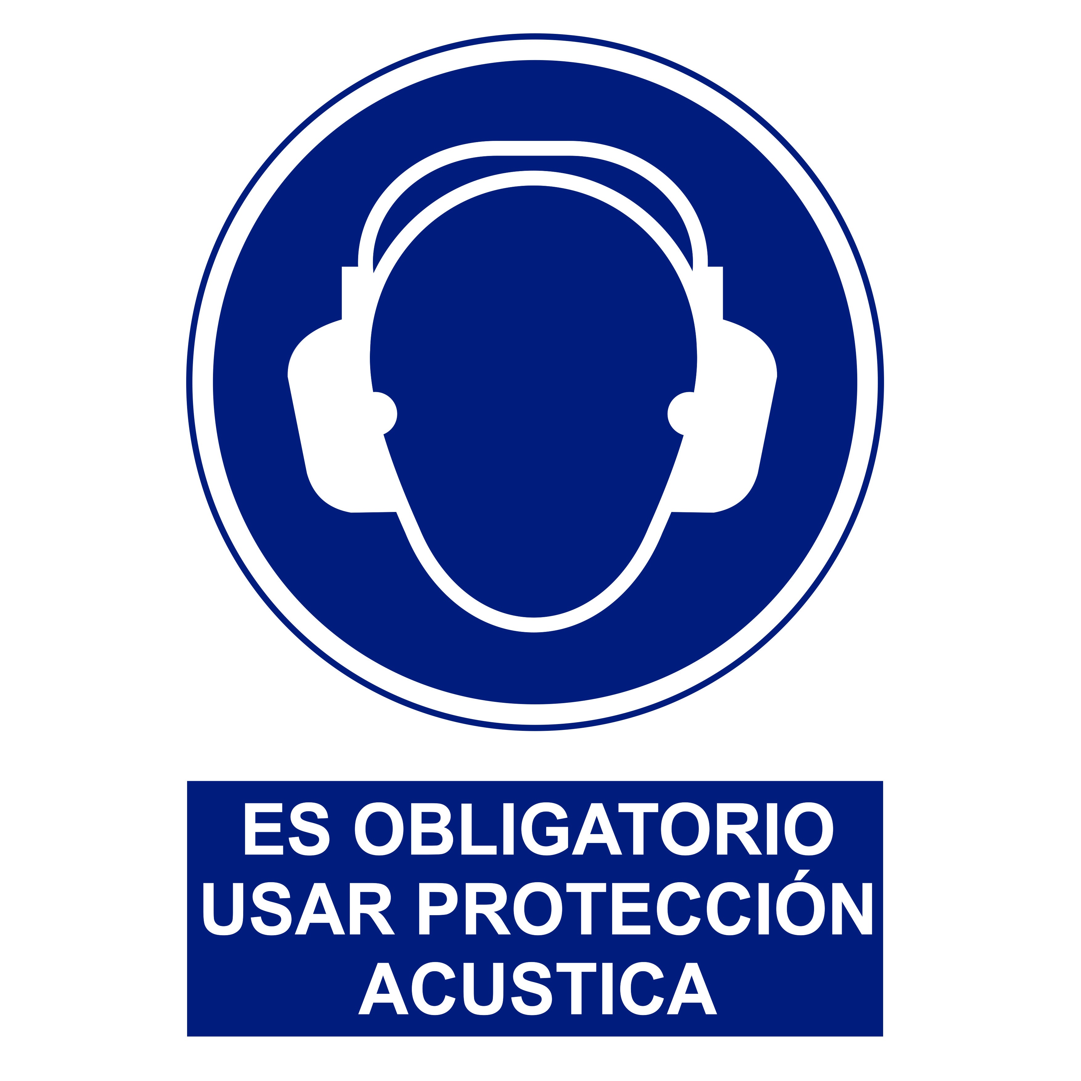 Es obligatorio usar protección acústica – adhesius castello